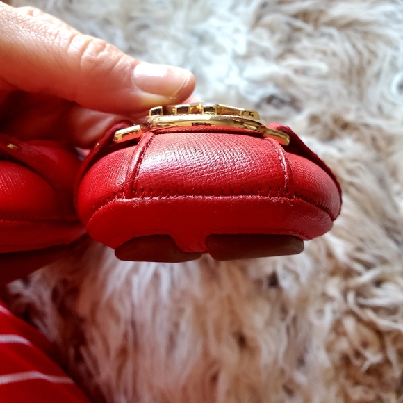 Michael Kors Red Leather Ballet Flats - Picture 7 of 9